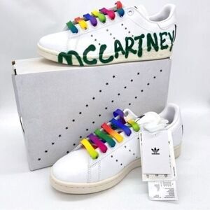 Stella Mccartney Adidas Ed Curtis Stan Smith Rainbow Sneakers New